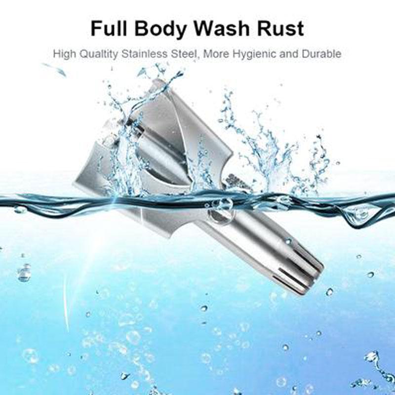 Männer Nasenhaarschneider Edelstahl Nasenhaarentferner Manuelle Trim Nase Ohr Vibrissa Schere Waschbar Trimmer Rasierer Rasierer Frauen