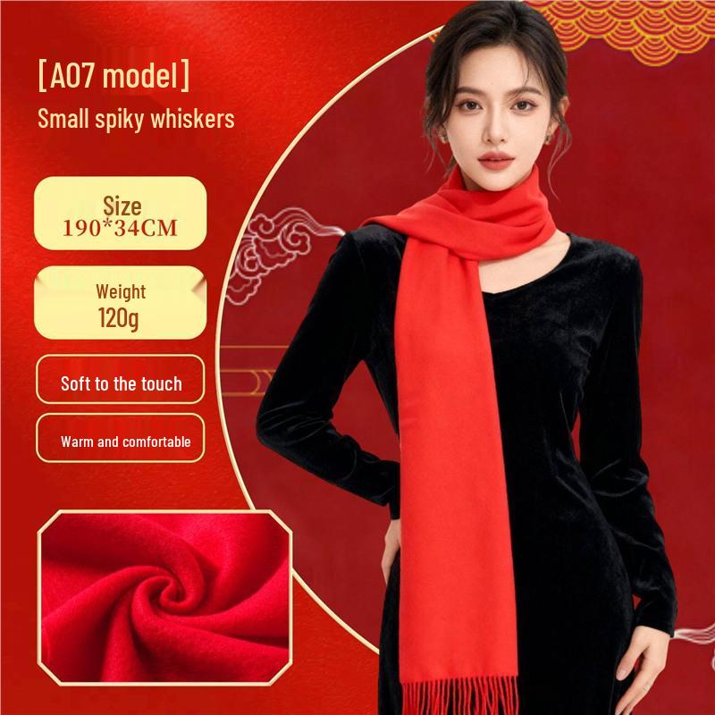 Custom Embroidered Red Scarf with Logo & Text for Corporate Events & Reunions Standard