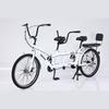 Spot 24-inch Double Bicycle for Adults Kids Folding Variable-Speed Parent-Child Bike Single-Speed Dual-Folding Bike for