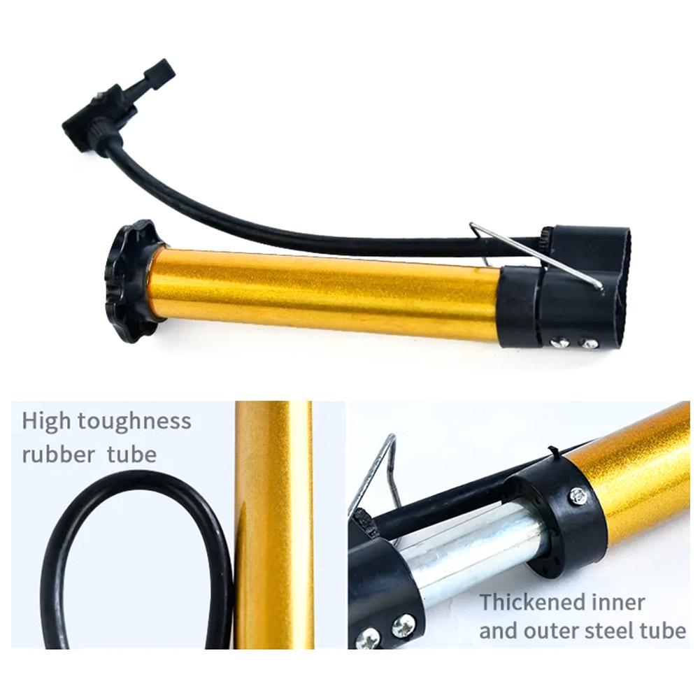 Inflator Bicycle Basketball Football Universal Mini Bicycle Tire Ball Manual Air Pump Inflator