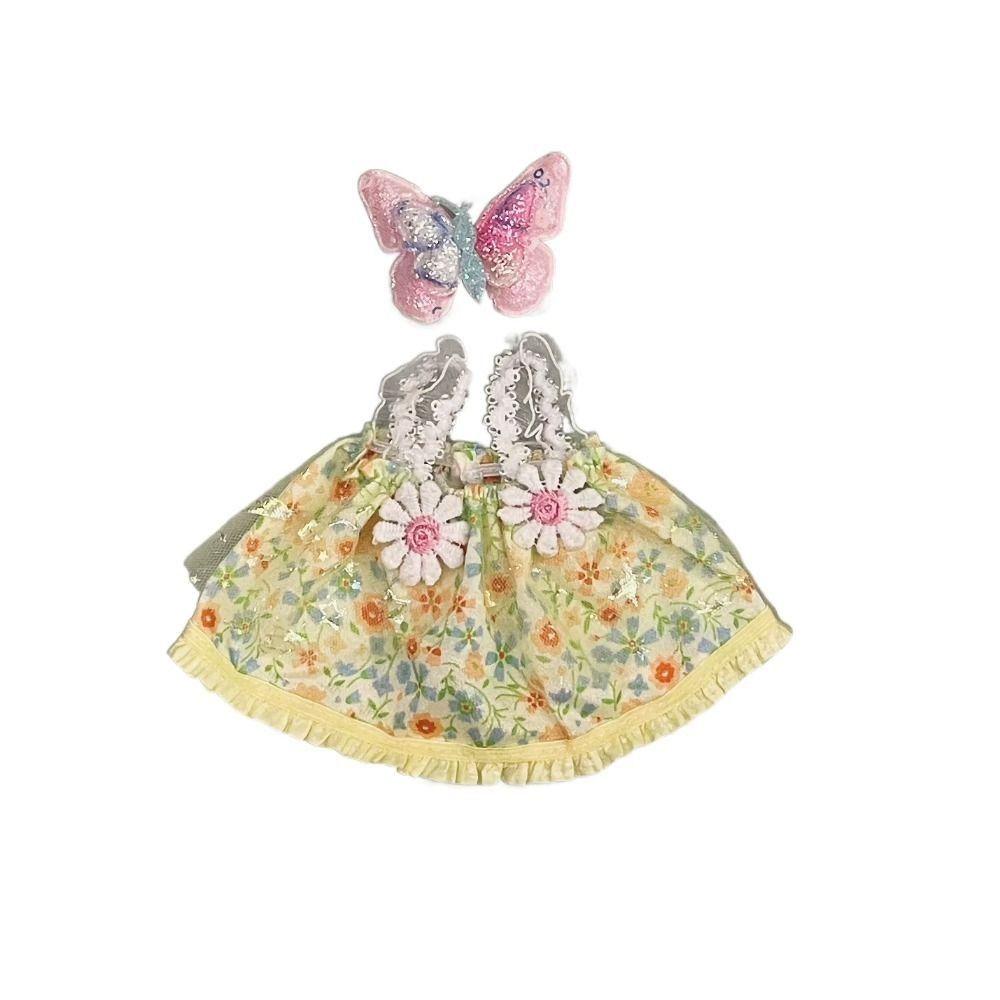 20cm Cotton Doll Doll Changing Clothes Hand-made Princess Skirt Suit  Birthday Gifts