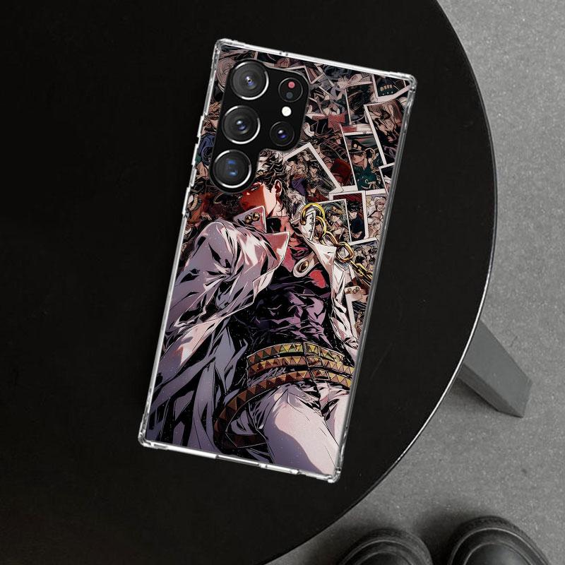 JoJo's Bizarre Adventure Kujo Jotaro Phone Case Cover for Samsung Galaxy S26 S25 Edge S24 S23 Ultra S22 Plus S21 FE S20 + Art Cu