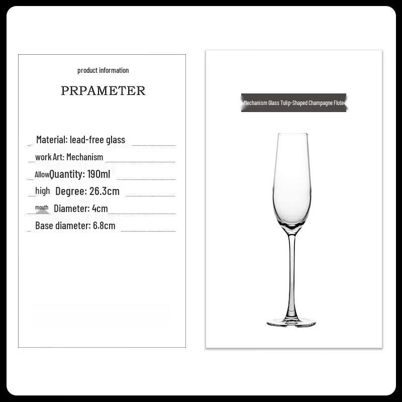 LISM Champagne Flute Glasses (Set of 2)