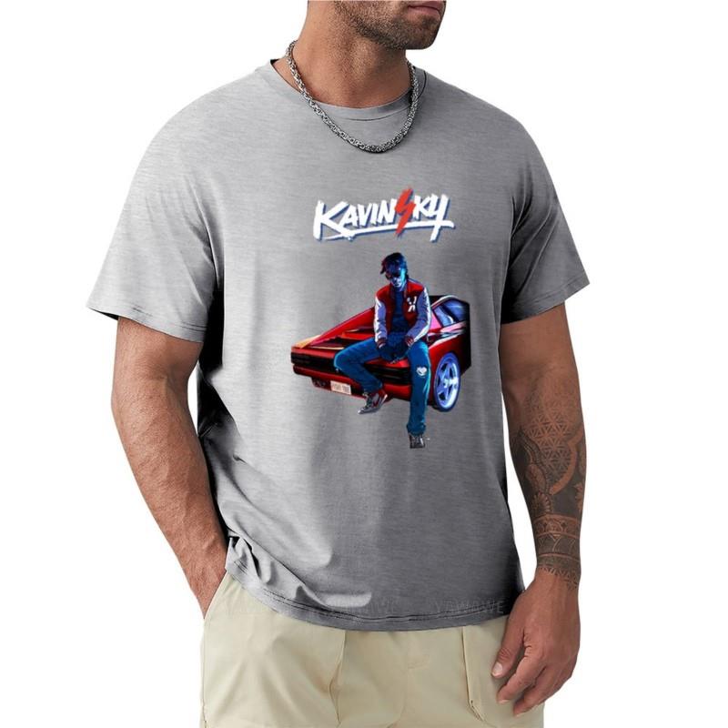 Kavinsky Tshirt Tshirts Man Quickdrying Tshirt Plain White T Shirts Men Tshirt Men Cotton Teeshirt