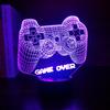 3D LED Night Light Game Controller & Headphone Series, USB Ambient Lamp, Gift Light