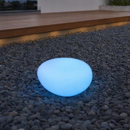 Solar Cobblestone Pathway Light, Garden Rock Solar LED Light, Waterproof Outdoor Stone Light for Patio Lawn Yard Porch
