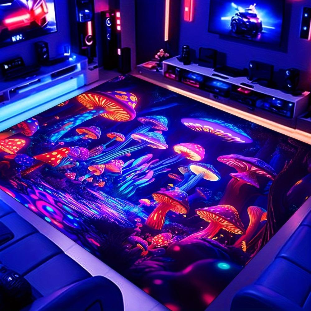 1 ks Houbový Dekor Kuchyňské Rohožky Protiskluzové Domácí Rohožky ke Dveřím Pop Design Koupelnové Rohožky Koupelnový Kobereček pro Domácí Umyvadlo Prádelna Dekor