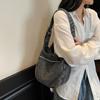 Denim Bag Women's Crossbody Bag Commuter Large Capacity Shoulder Bag