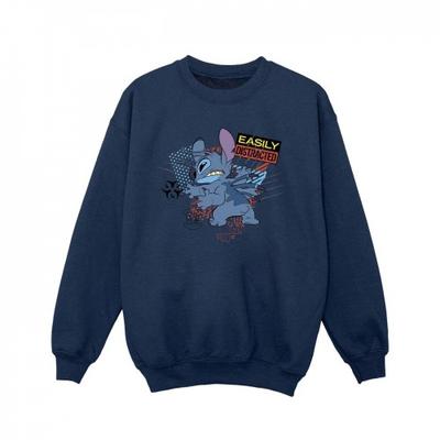 Dívčí mikina Lilo And Stitch Snadno rozptýlitelná
