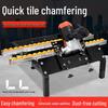 45-Degree Track Tile Chamfering Machine: High-Precision, Multi-Functional, Portable Edge Grinder with Thickened Desktop Stand