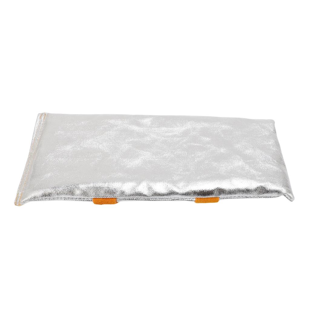 Hand Heat Guard Welding Aluminized Back Flux Reflective Layered PU Leather for Industrial Boiler Cutting Metal Smelting