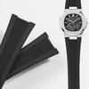 For Patek Philippe Nautilus Watch Strap 5711/5712/5726 Special Concave Interface Waterproof Silicone Watch Accessories 25x13mm