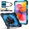 For Huawei MatePad SE 11 Case Kickstand Silicone+PC Tablet Cover with Shoulder Strap