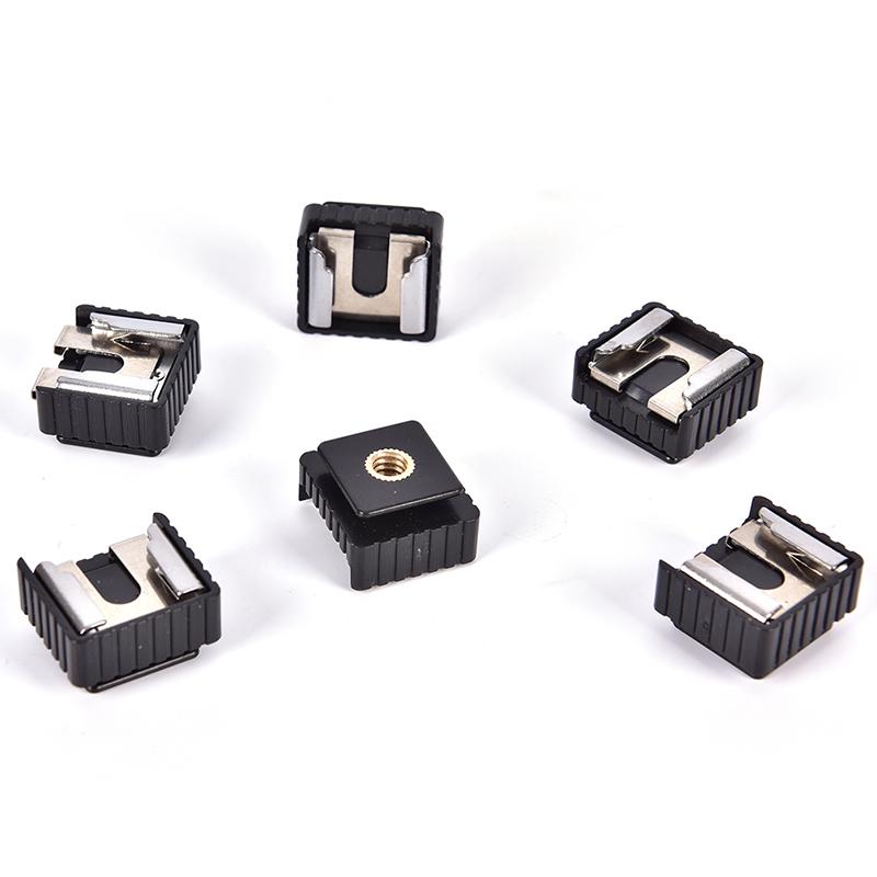 Adaptor de montare pentru suport Flash Cold Hot Shoe Șurub de 1/4" pentru trepied Studio Speedight
