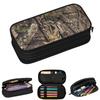 Real Tree Camouflage Camo Pattern Pencil Cases for Students School Pen Box Pencil Bag Big Capacity Pencil Pouch