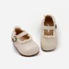 Frühling 2026 Kinder Mary Jane Schuhe aus Leder mit Spitzenbesatz - Rutschfest, Weiche Sohle Baby Prinzessinnen Stil