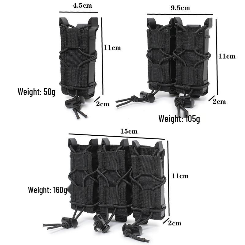 Tactical Tiger 9mm Quick Draw Magazine Pouch with MOLLE Belt Attachment