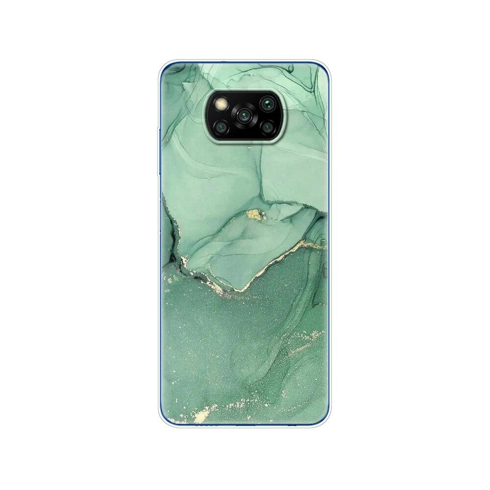 Für Xiaomi Poco X3 NFC x3 pro Hülle Silikon Weiche Rückseite TPU Bumper für Poco X 3 NFC 6.67'' Global Handyhülle Winter Schnee Weihnachten