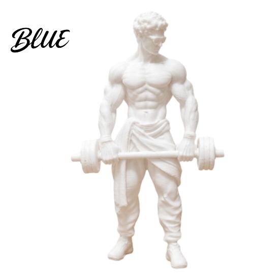 Bodybuilding Desk Decor 3D Printed Muscle Man Ornament, Fitness-Themed Sculpture for Bodybuilders, Gym Cabinet Decoration Sports Figure Weightlifting