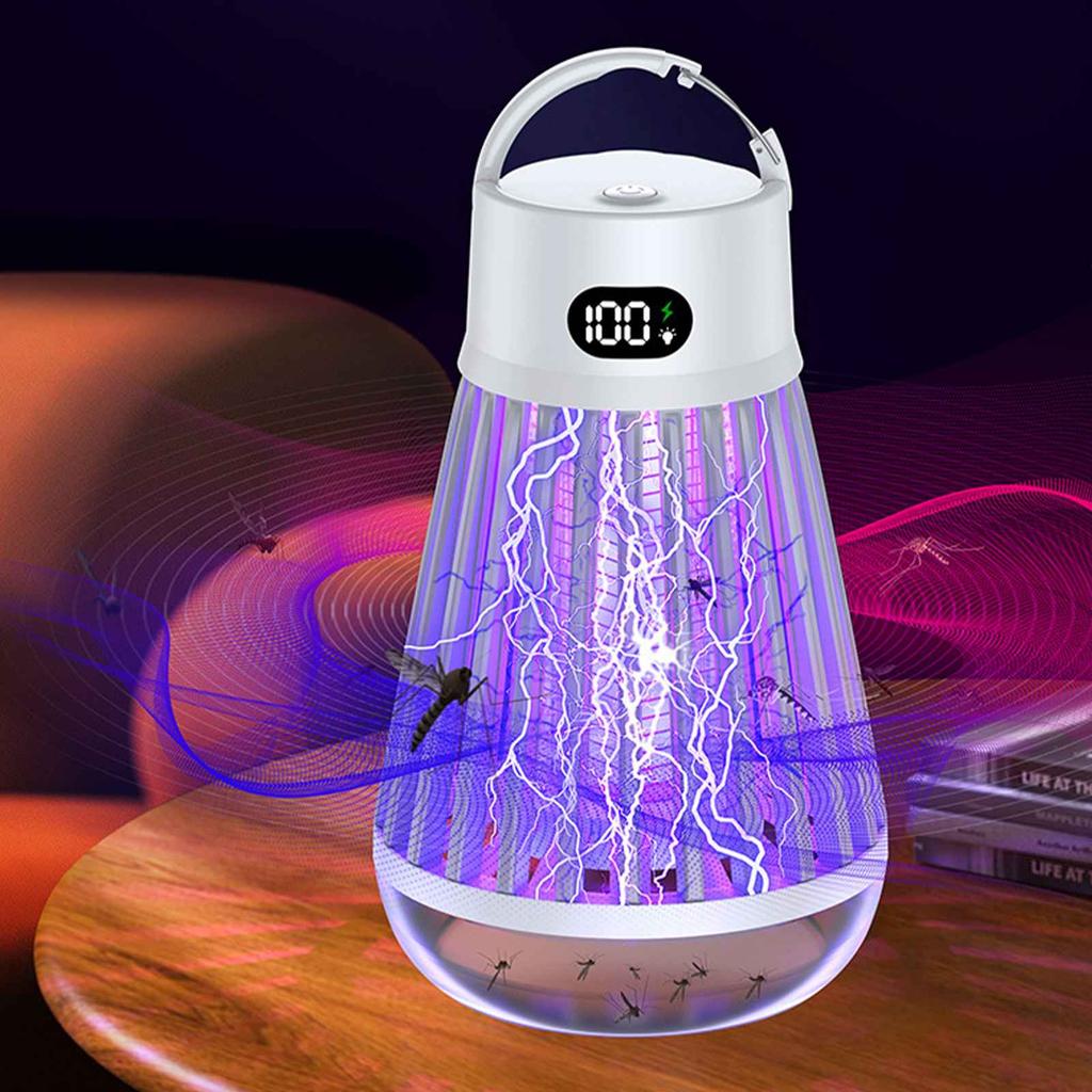 Multifunctional Mosquito Killer for Mothers and Babies, Household Outdoor Portable Electric Shock Mosquito Killer Lamp, Camping Lamp
