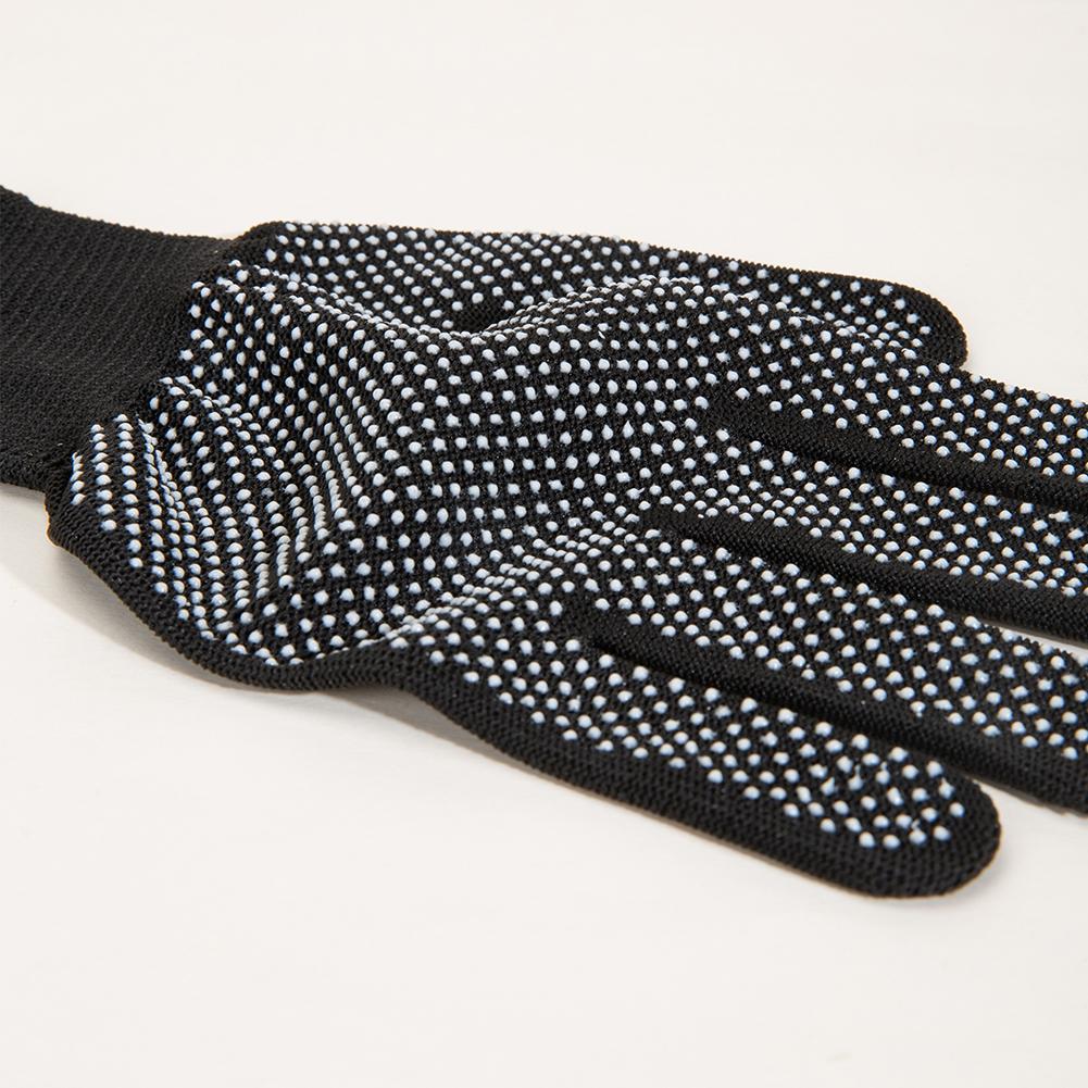 Heat Resistant Gloves Hair Styling Mitts with Silicone Bumps Thermal Hair Styling Gloves Multifunction Hair Styling Supplies
