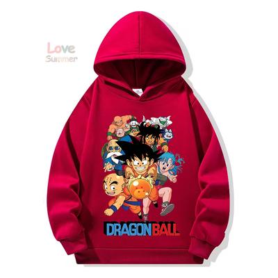 Children Hoodie DragonBall Children's Clothing for Boys Clothes Goku Spring Autumn Sweatshirts Boys Cartoon Clothes Hoodie