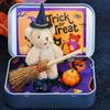 Halloween Bear In a Box for Trick or Treat,Cute Halloween Decoration for Kids, Pumpkin & Cat, Party Favor, Surprise Gift Idea (AA)