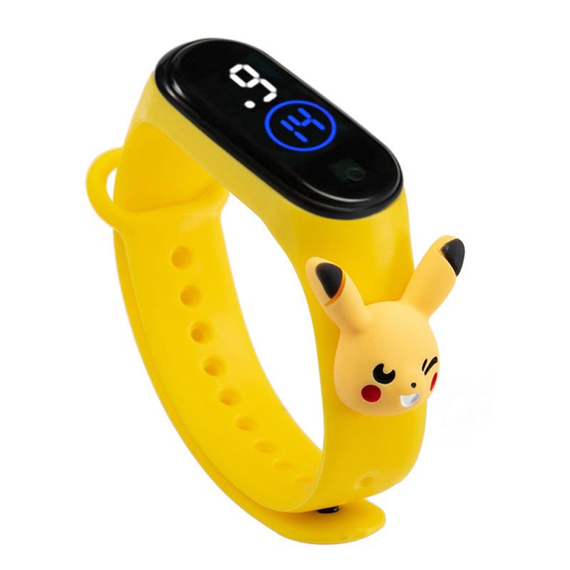 

Електронні годинники з мультфільмом Life Waterproof Student Touch Screen Digital Led Watch (mi 4 Рух) Yellow pikachu
