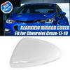 White For Chevrolet Cruze 2017 2018 2019 Left Driver Side Mirror Cap Cover Trim