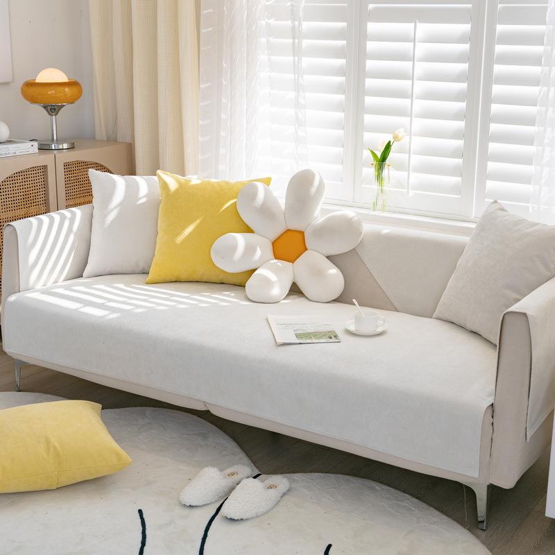 Vier Jahreszeiten Einfacher Stoff Wasserdichtes Sofakissen Nordisch Rutschfest Urinisolierung Sofa Sitzkissen Bezug