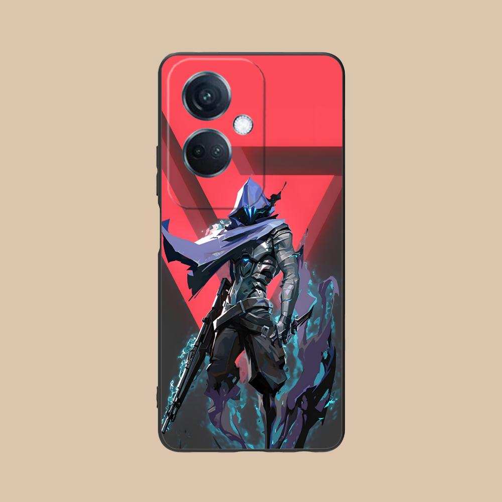 Valo Omen Phone Case for OPPO Reno 14 13 12 11 10 9 8 7 6 5 F T Pro 5G Soft TPU Shockproof Cover