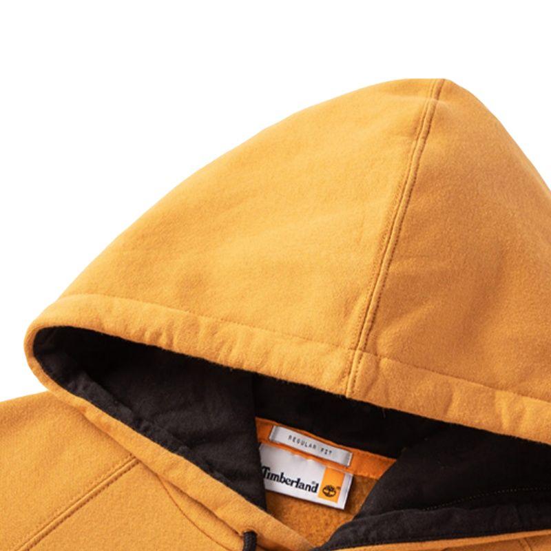 Timberland Oyster River Tree Logo Print Drawstring Hooded Long Sleeve Sweatshirt Men sweatshirt Yellow A69WN-P47