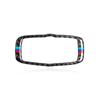 Carbon Fiber Car Headlight Switch Frame Decorative Sticker For BMW 5 Series E60 X5 E70 X6 E71 2008-13 Auto Interior