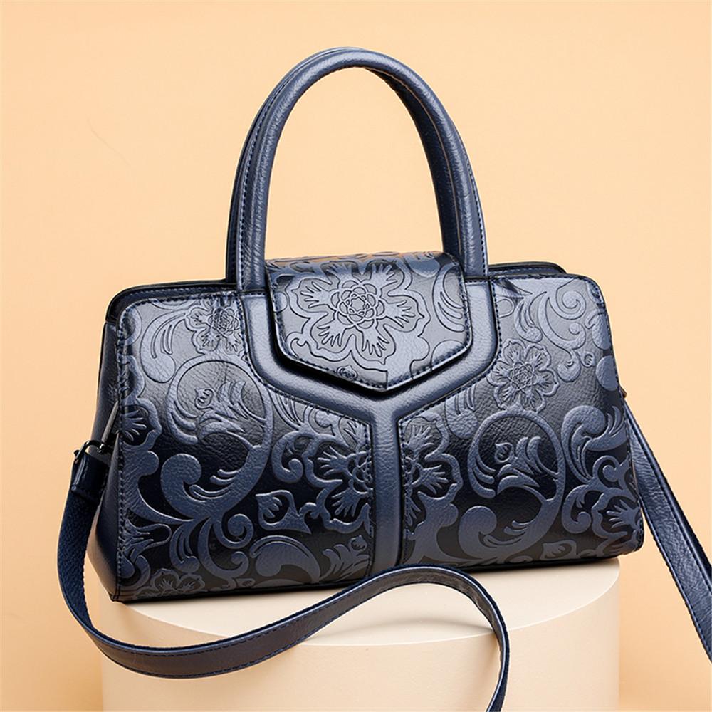 Handbags Embossing Shoulder Crossbody Bag Ladies Large Capacity Shopping Tote