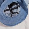 Korean Style Denim Bucket Hats Bowknot Sunscreen Hat Fashion Bow Fisherman Hat  Travel