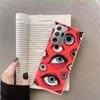 Devil Fear, Red Eye Dense Phobia Phone Case for Samsung A17 A37 A57 A54 A14 A24 A34 A07 A04S A02S A12 A22 A32 A52S A16 A26 A36 A