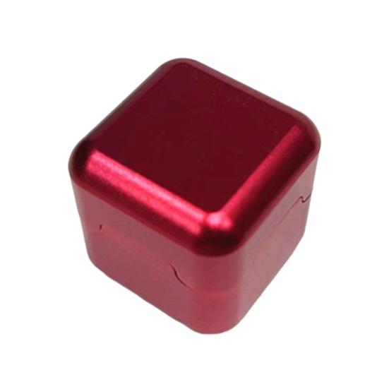 

Магнитный держатель для кия для мела из алюминиевого сплава, портативный квадратный ящик для мела для снукера, чехол для переноски, аксессуары для бильярда, подарок для энтузиастов красный