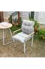 Light Grey Patio Seat Cushion, Soft Thick Padded Replacement Pad for Outdoor Garden Balcony Chair Sofa