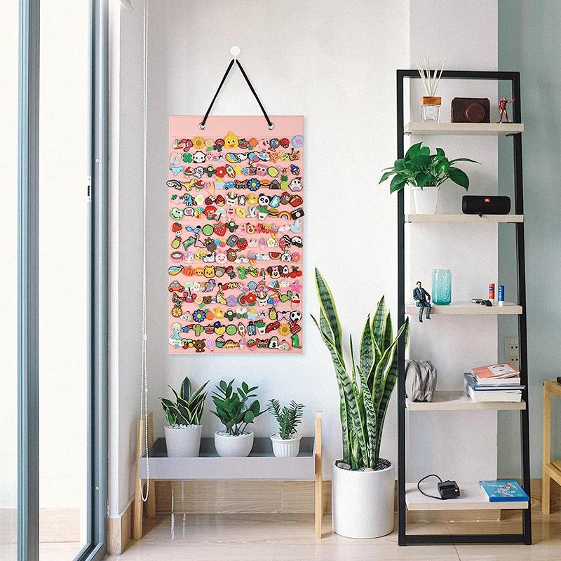Wall Hanging Brooch Display Stand Felt Enamel Pin Badge Button Collection Storage Holder Jewelry Necklace Earring Organizer Bag