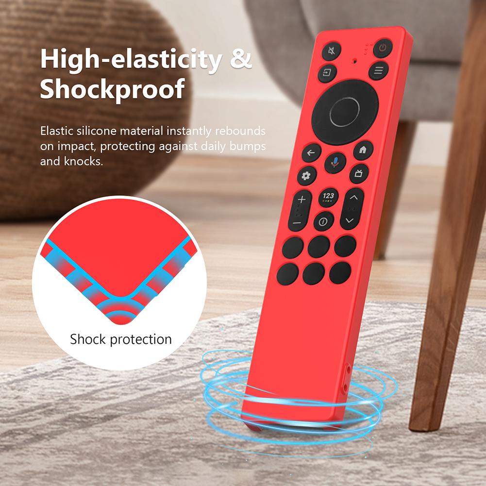 For TCL RC923A/RC813A Silicone Remote Control Case Waterproof Protective Cover Remote Control Protect Case Smart TV Accessories