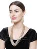 Fashion Jewellery Gold Plated Kundan Traditional Necklace for Women Party Wear & Wedding Wear Jewellery Set