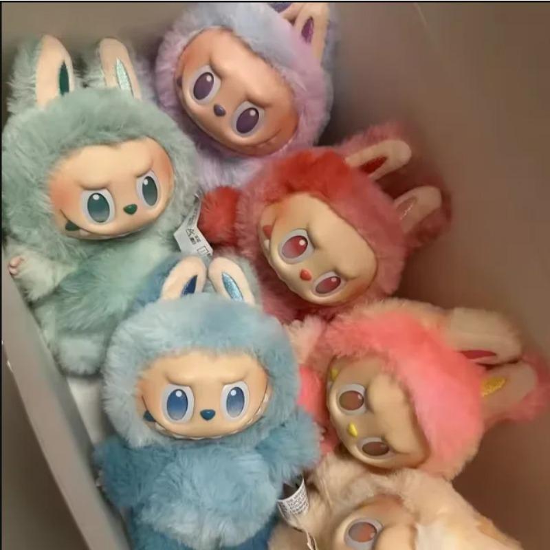 1:1 kvalitní kawaii monstrum labubu blinds box Series PVC labubu macaron přívěsek panenka monstrum klíčenka narozeninový svátek dětský dárek