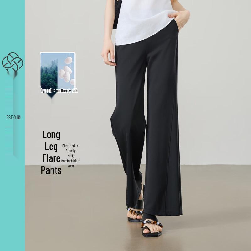 ESE-Y Women s Lyocell Blend Micro-Flare Pants 29