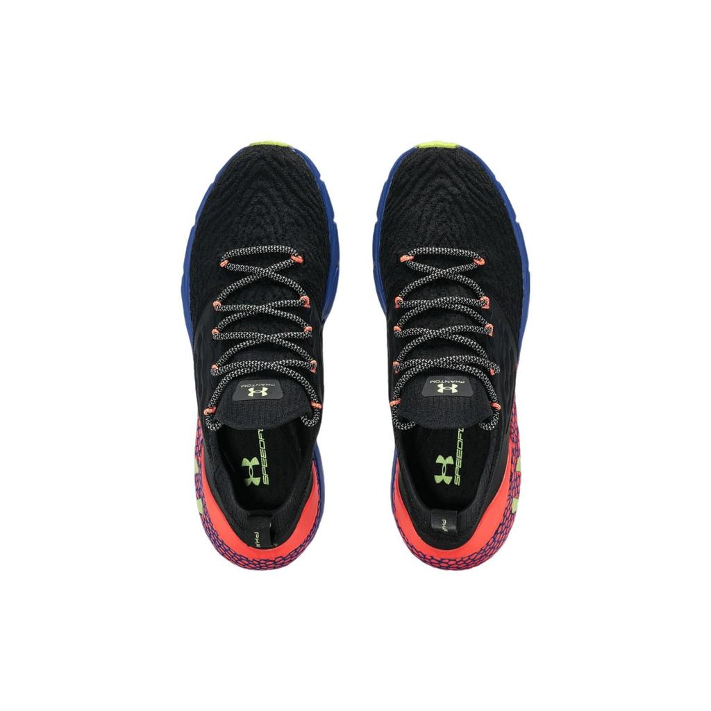 Under Armour HOVR Phantom 2 Comfortable Versatile Fabric Low-Top Casual Running Shoes Men Sneaker Black 3027024-001