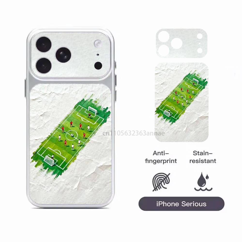 Feuer Fußball Fußball Ball HD/Matt Vollabdeckung Folien Für iPhone 17 Pro Max 17 Pro