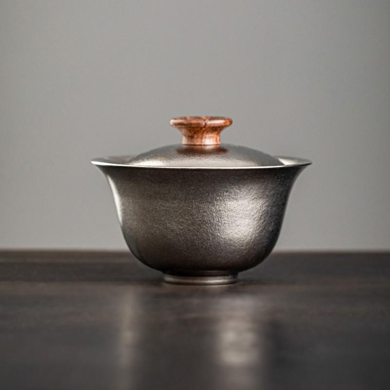 Titanium Gaiwan Teacup Set 100ml Light