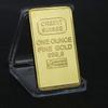 Swiss Gold Bar Foreign Commemorative Coins - Gilded and Square Designs
