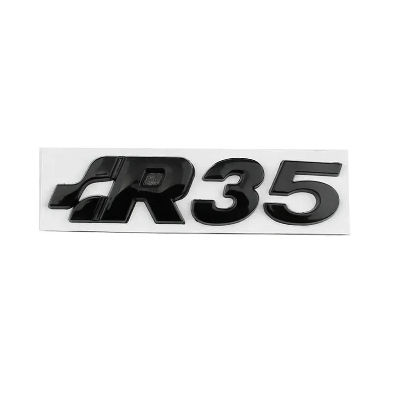 AABLE1 3D Metal R32 R35 R36 Rear Trunk Boot Emblem Badge Sticker For VW SR32 SR35 SR36 Volkswagen Golf MK4 Passat Tiguan