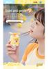2026 New USB Rechargeable Milk Bottle Mini Fan - Portable Cartoon Design for Students
