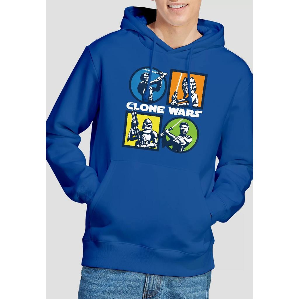 Star Wars: The Clone Wars Mens Grid Hoodie